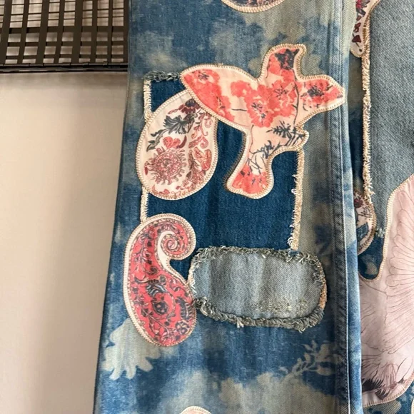 Free people Flying High Patched flare Jeans - Picture 3 of 9